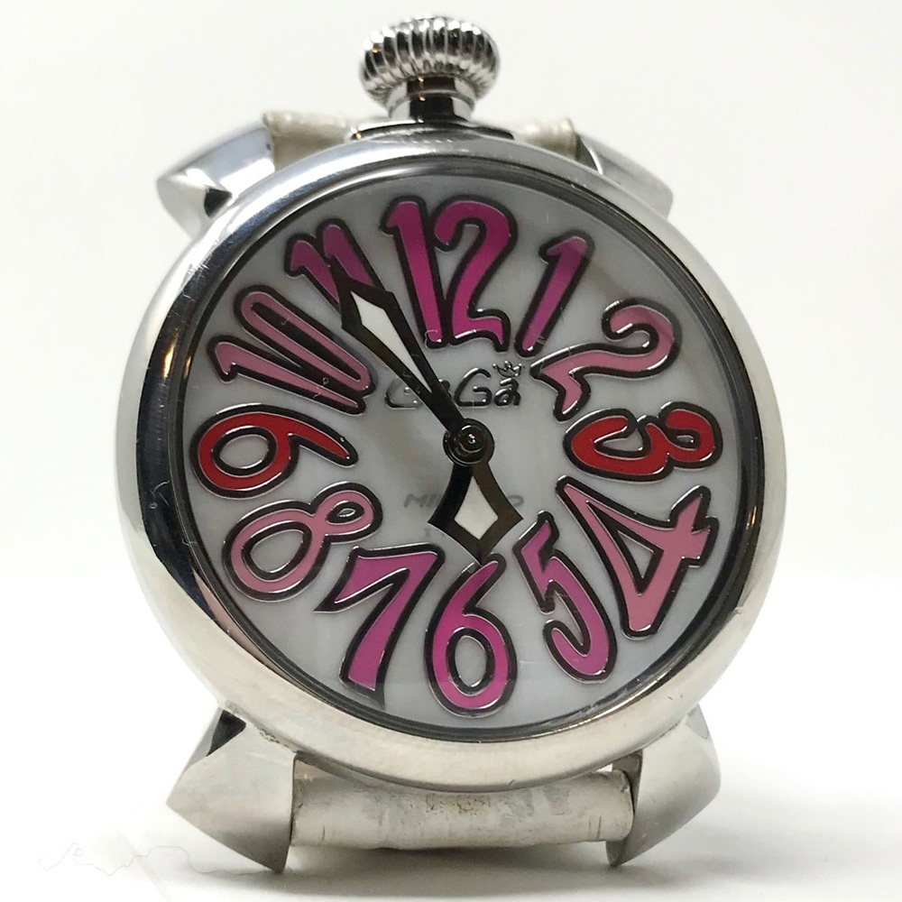 GaGa Milano Steel 40 Manuale Model 5020 Watch Pink